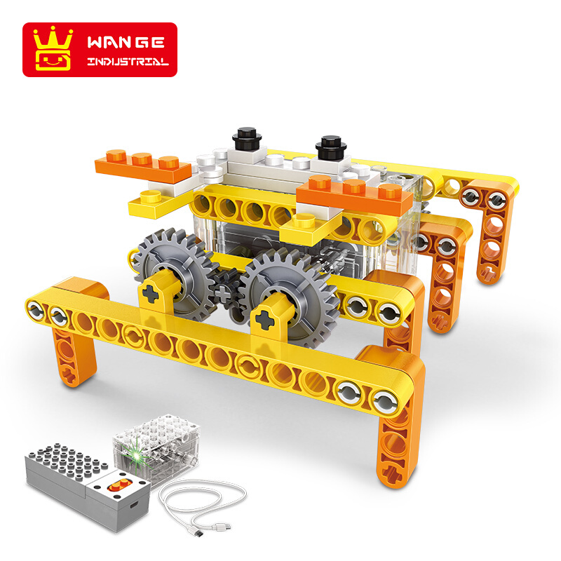 WANGE Robotic Animal Crab Animal Electric Machinery 1206 Building Blocks Toy Set