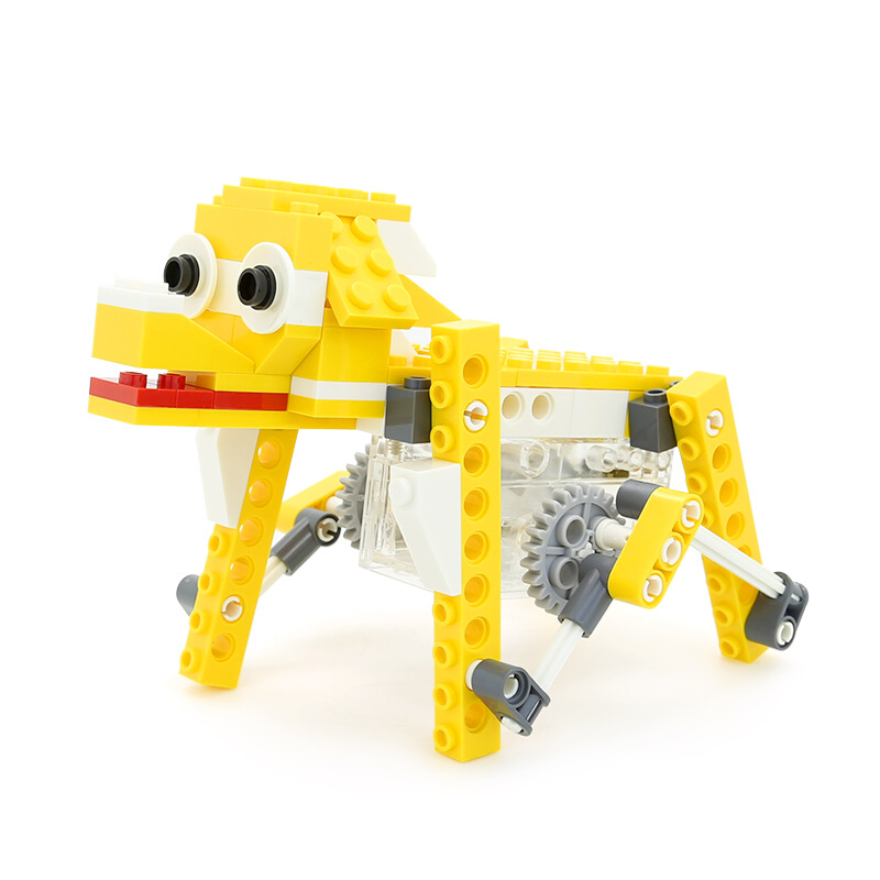 WANGE Robotic Animal Electromechanical Puppy 1201 Building Blocks Toy Set