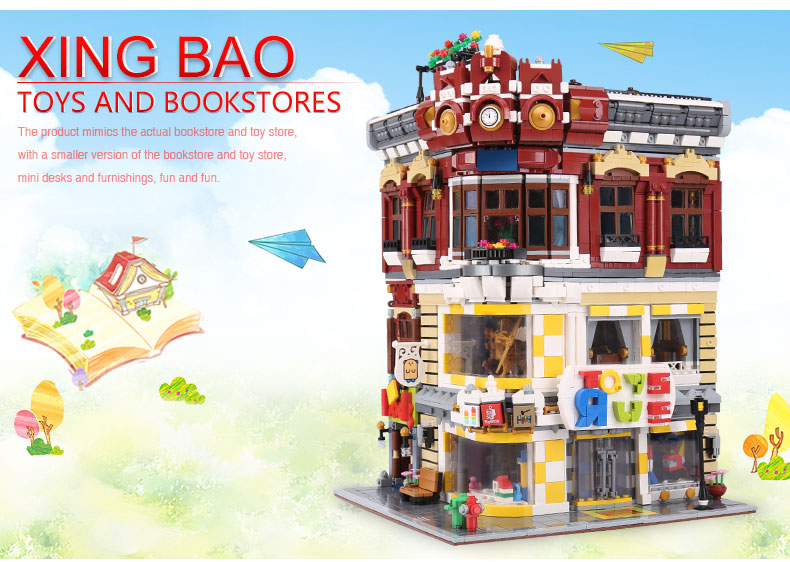 XINGBAO 01006 Toys And Bookstores Building Bricks Set