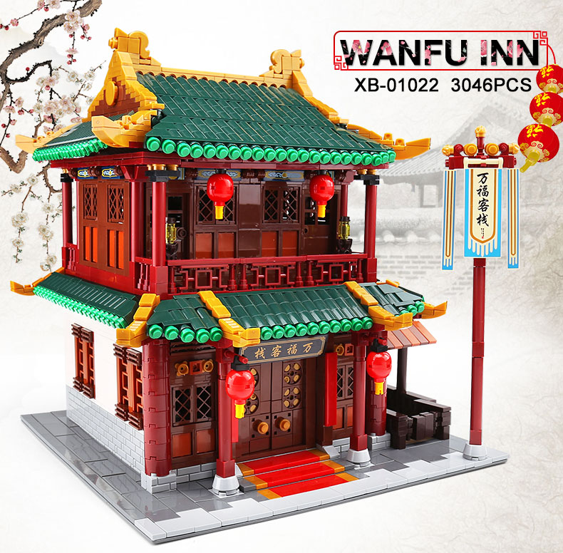XINGBAO 01022 Wanfu Inn Building Bricks Set