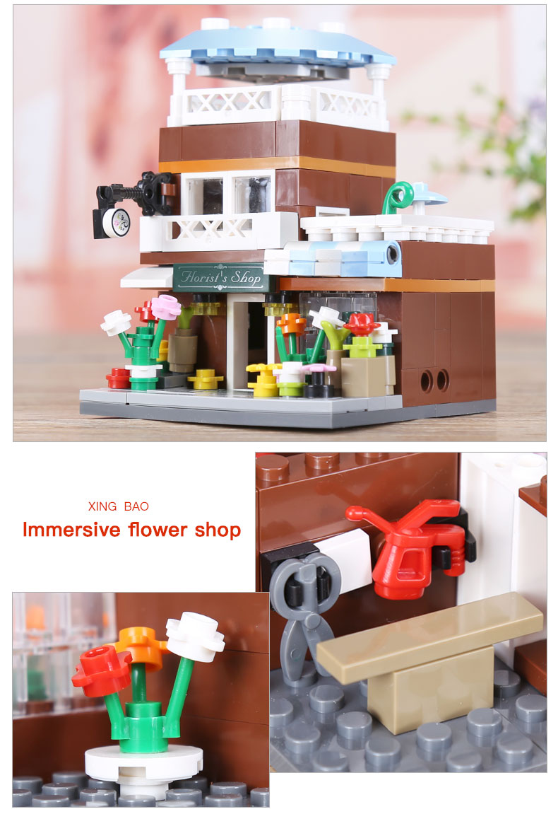 XINGBAO 01105 Original City Building Bricks Set