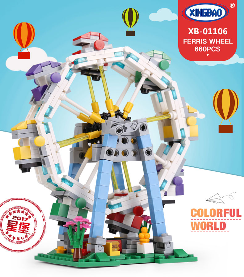 XINGBAO 01106 Ferris Wheel Building Bricks Set