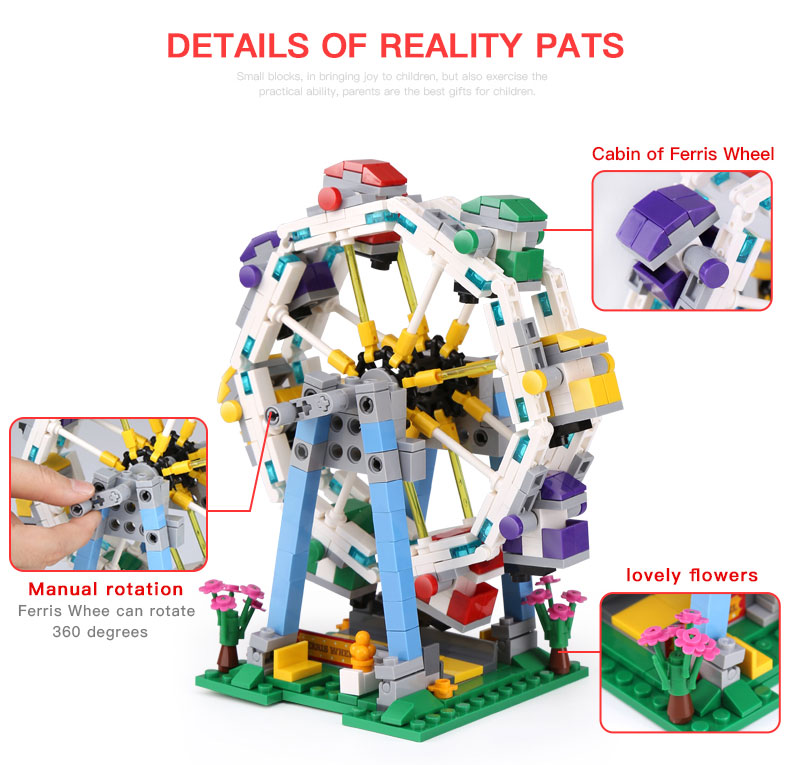 XINGBAO 01106 Ferris Wheel Building Bricks Set