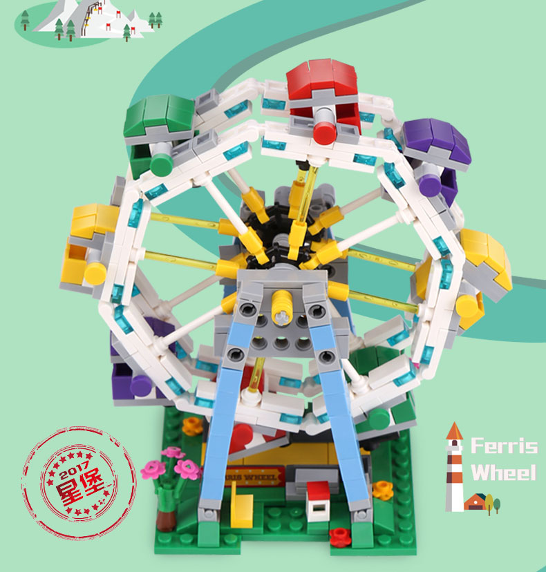 XINGBAO 01106 Ferris Wheel Building Bricks Set