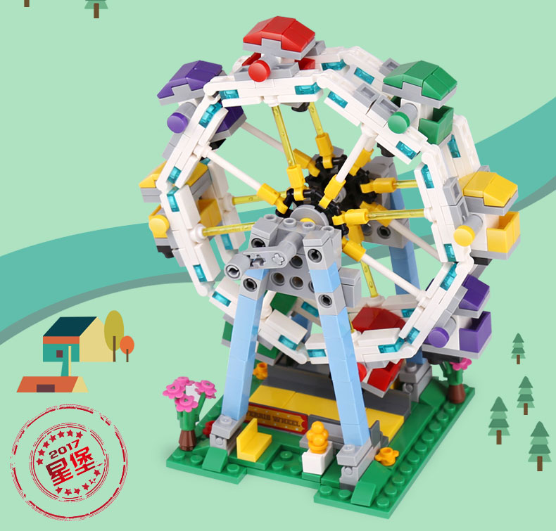 XINGBAO 01106 Ferris Wheel Building Bricks Set