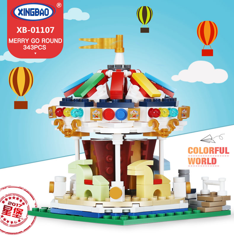 XINGBAO 01107 Merry Go Round Building Bricks Set