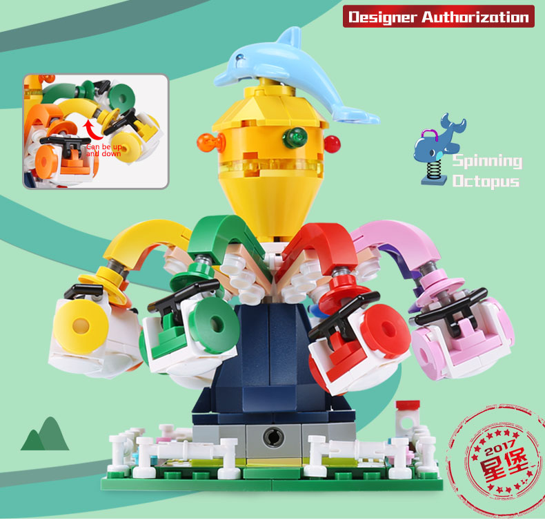 XINGBAO 01108 Spinning Octopus Building Bricks Set