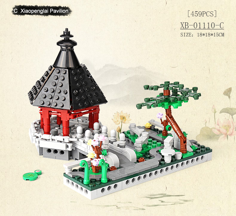 XINGBAO 01110 Garden Suzhou Building Bricks Set