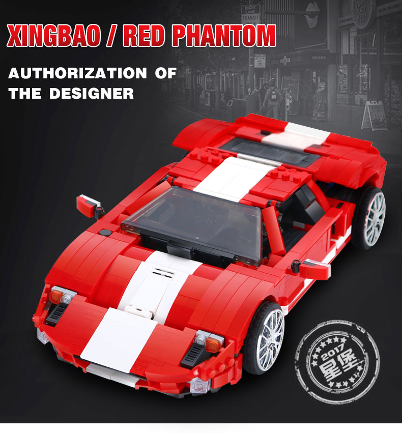 XINGBAO 03011 Red Phantom Building Bricks Set