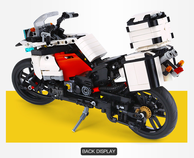 XINGBAO 03019 Patrol Motorcycle Building Bricks Set