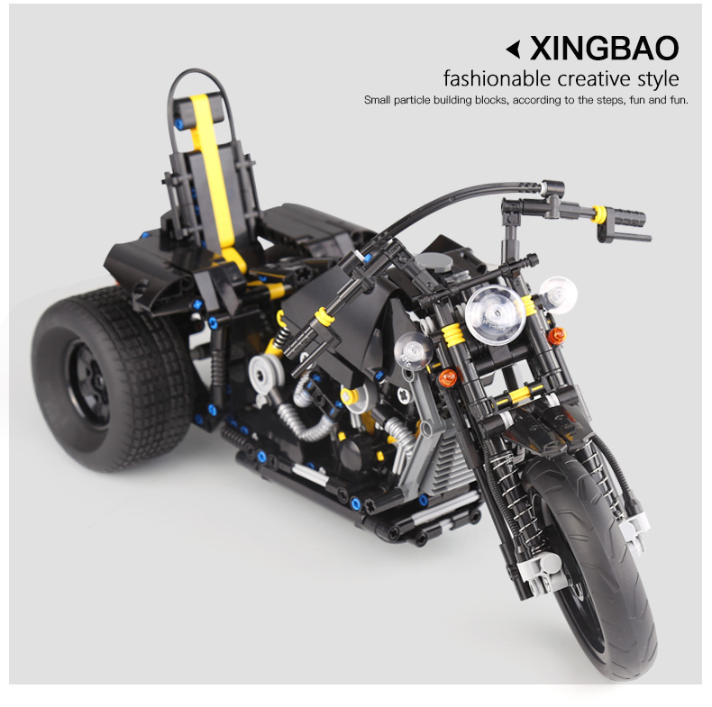 XINGBAO 03020 Heavy Motorbike Building Bricks Set