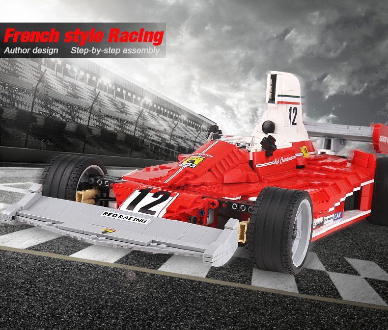 XINGBAO 03023 Red Formula One Racing Car Building Bricks Set