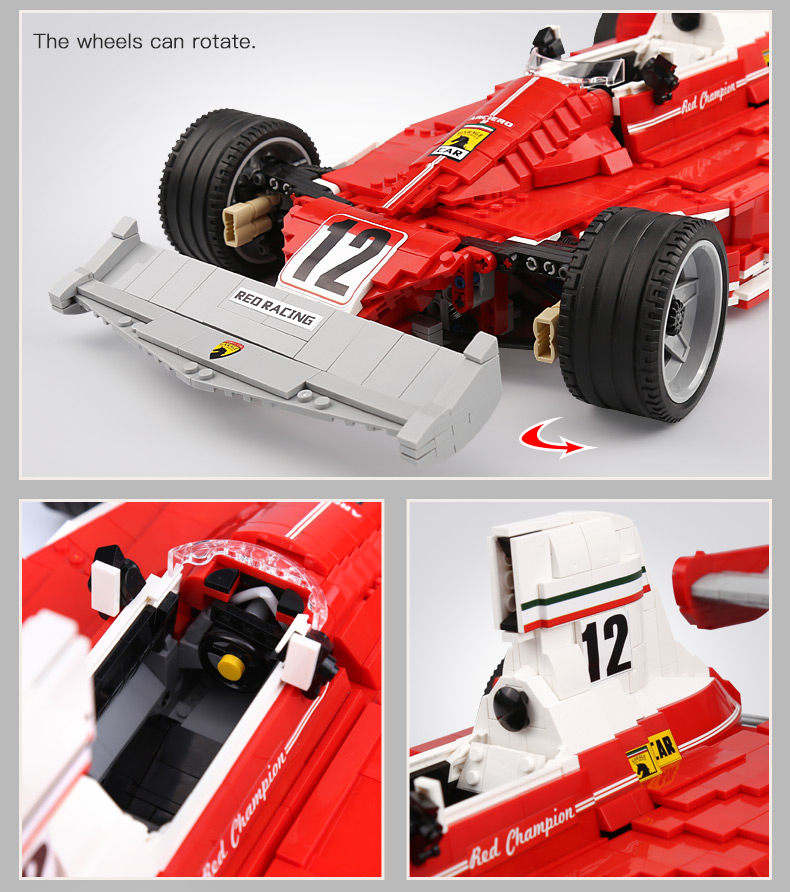 XINGBAO 03023 Red Formula One Racing Car Building Bricks Set