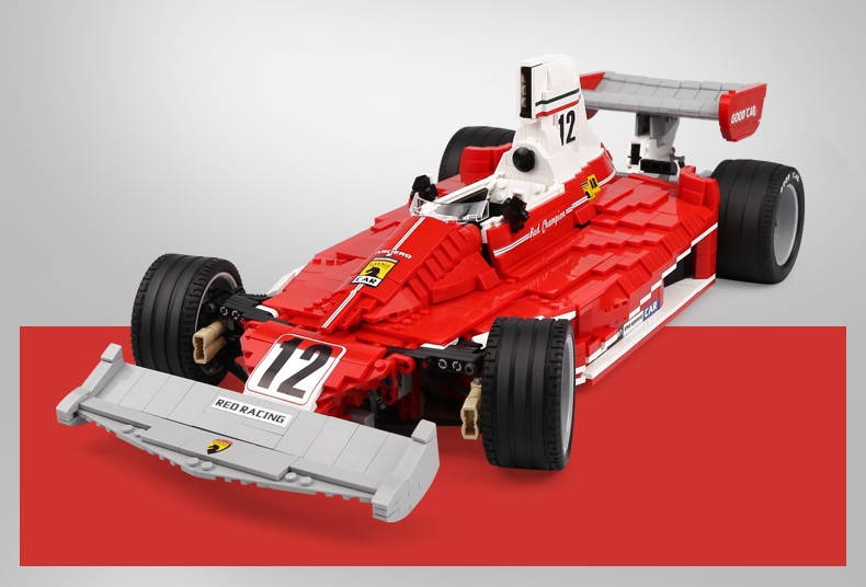 XINGBAO 03023 Red Formula One Racing Car Building Bricks Set