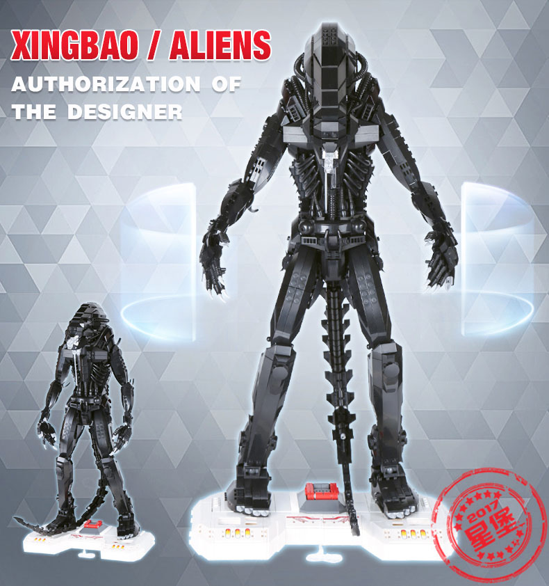 XINGBAO 04001 Movie Series Aliens Building Bricks Set