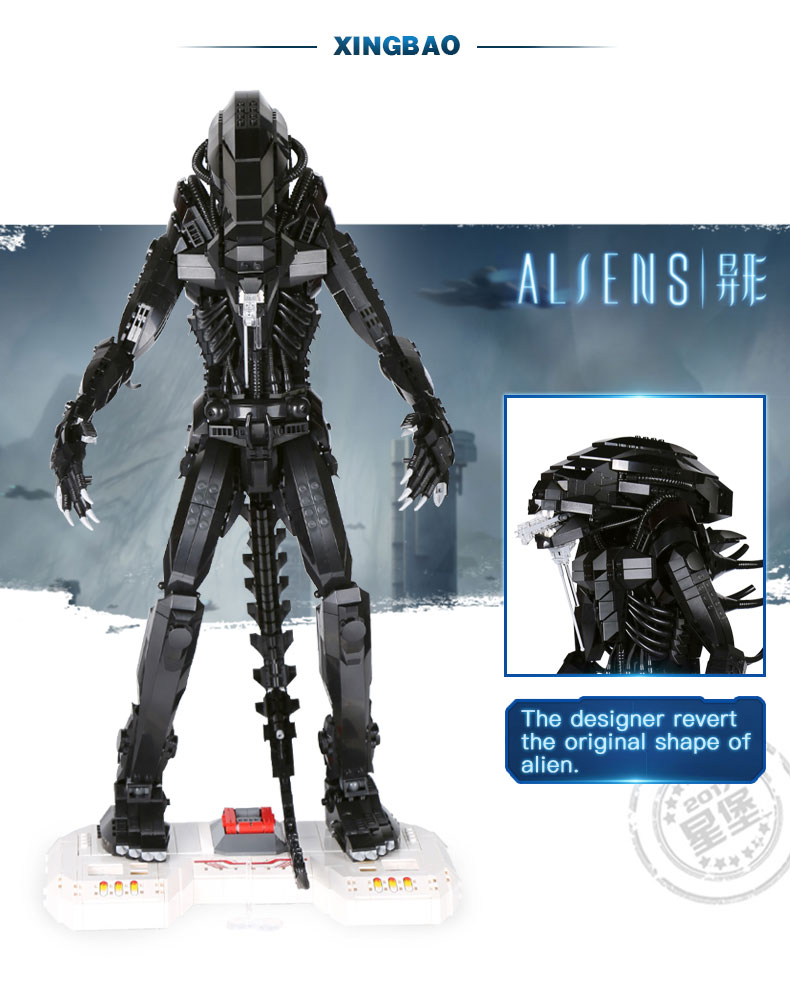 XINGBAO 04001 Movie Series Aliens Building Bricks Set