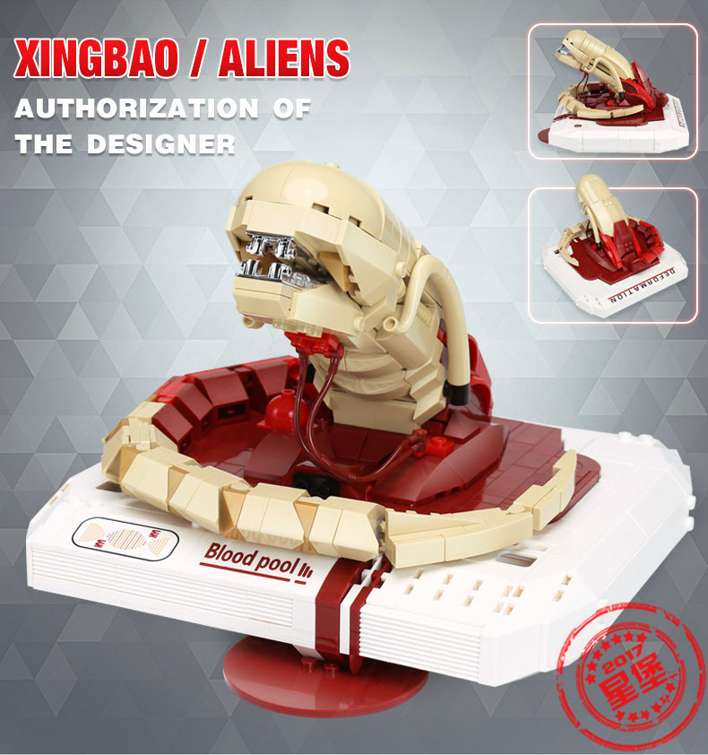 XINGBAO 04002 Alien Chestbuster Building Bricks Set