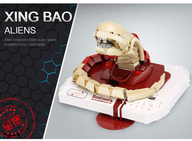 XINGBAO 04002 Alien Chestbuster Baustein Set