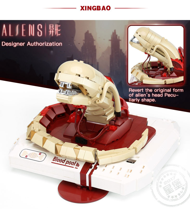 XINGBAO 04002 Alien Chestbuster Building Bricks Set