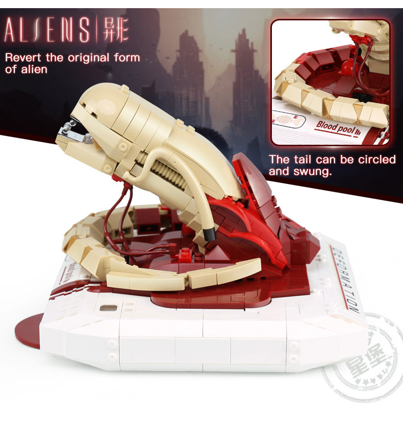 XINGBAO 04002 Alien Chestbuster Building Bricks Set