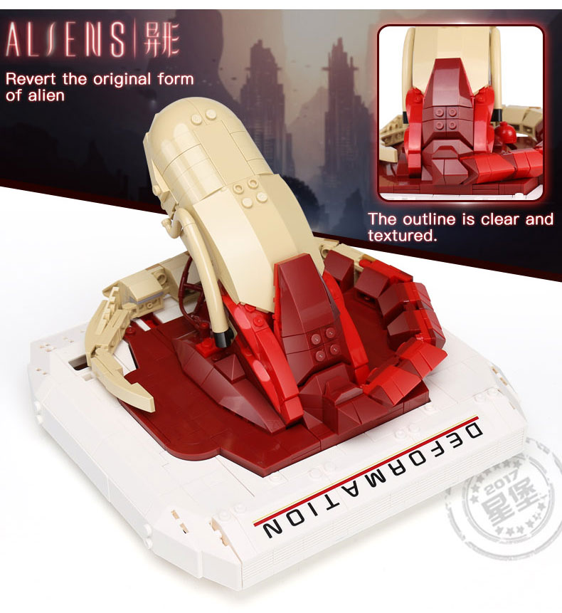 XINGBAO 04002 Alien Chestbuster Building Bricks Set 