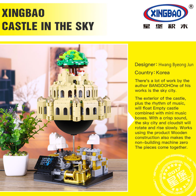 XINGBAO 05001 Castle In The Sky Building Bricks Set