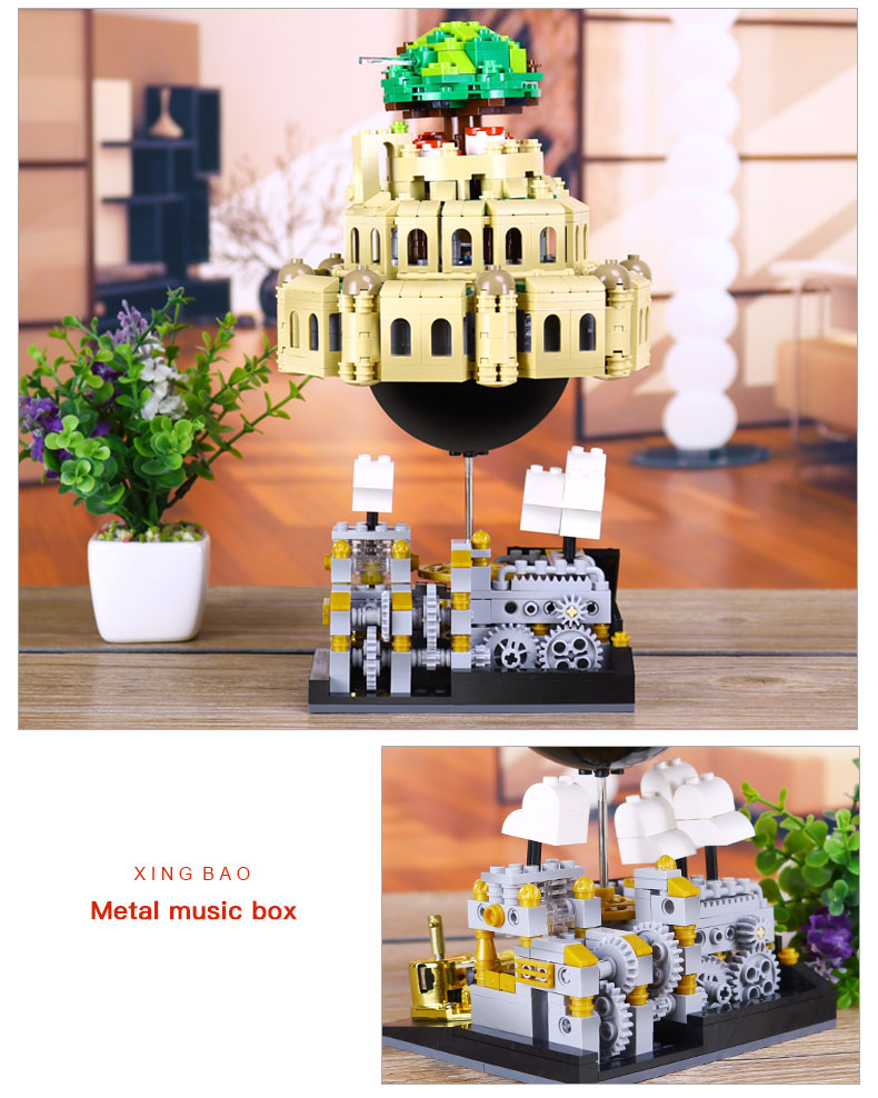 XINGBAO 05001 Castle In The Sky Building Bricks Set