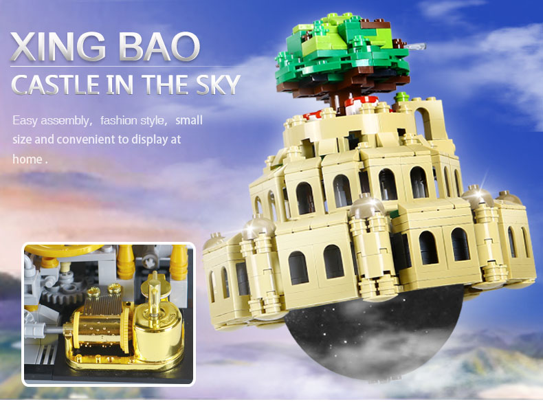 XINGBAO 05001 Castle In The Sky Building Bricks Set