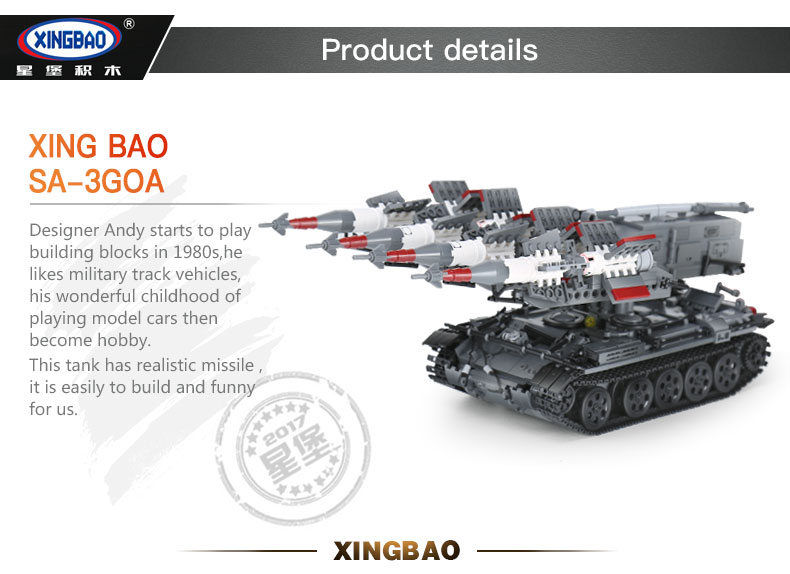 XINGBAO 06004 Sa-3 Goa Baustein Set