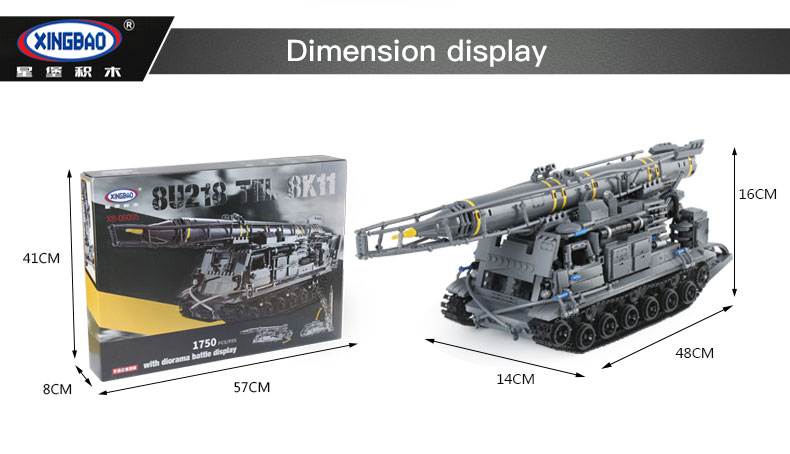 XINGBAO 06005 8u218 Tel 8k11 Baustein-Set