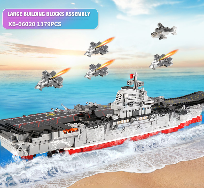 XINGBAO 06020 Aircraft Carrier Building Bricks Set