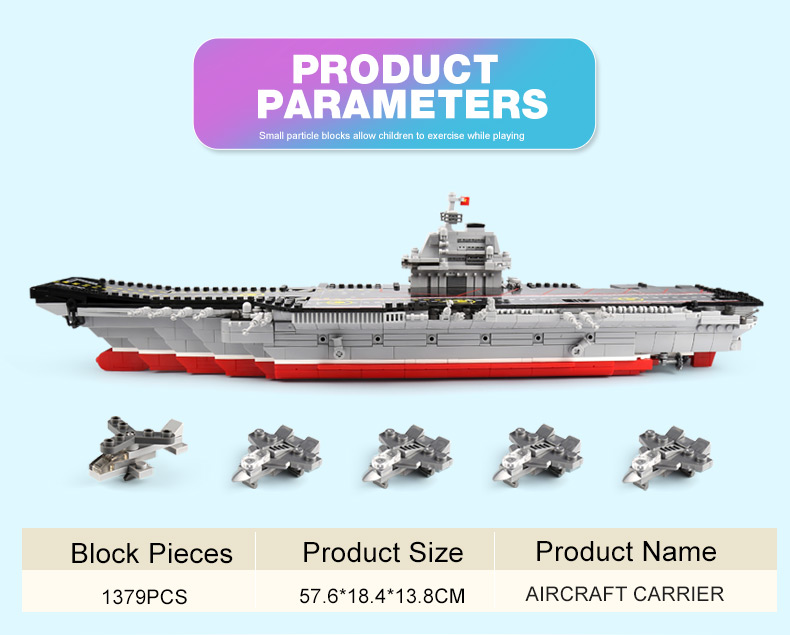 XINGBAO 06020 Aircraft Carrier Building Bricks Set