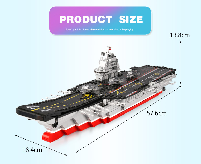 XINGBAO 06020 Aircraft Carrier Building Bricks Set