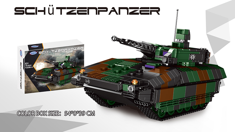 XINGBAO 06042 Infanterie-Kampffahrzeug Panzer-Bausteine Spielzeug-Set
