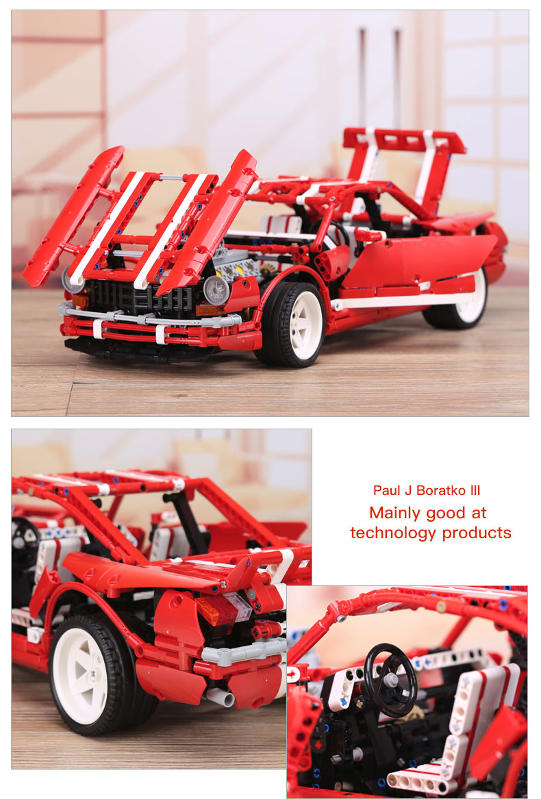 XINGBAO 07001 V8 Muscle Car Building Bricks Set