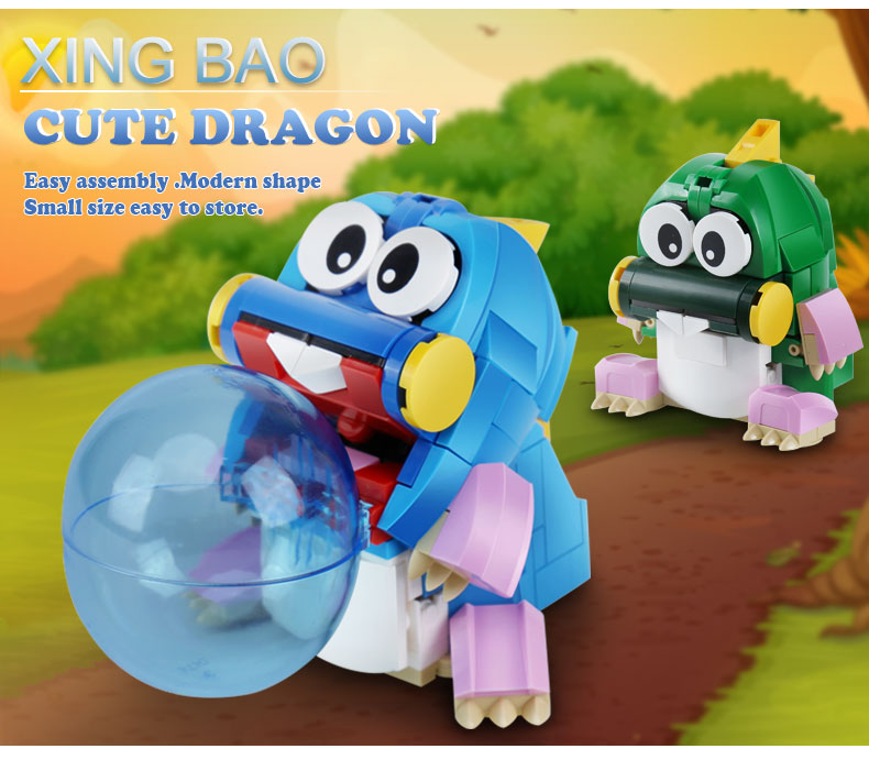 XINGBAO 11001 Cute Dragon Building Bricks Set