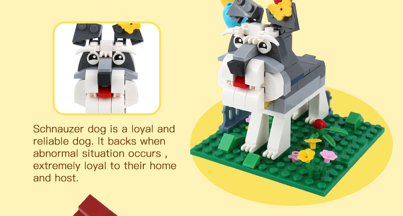 XINGBAO 18002 Lovely Dog Building Bricks Set