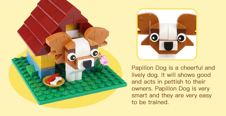 XINGBAO 18002 Lovely Dog Building Bricks Set