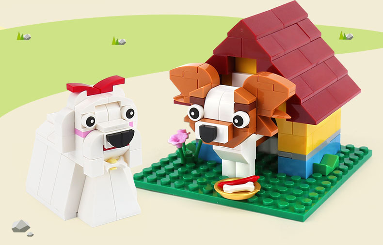 XINGBAO 18002 Lovely Dog Building Bricks Set