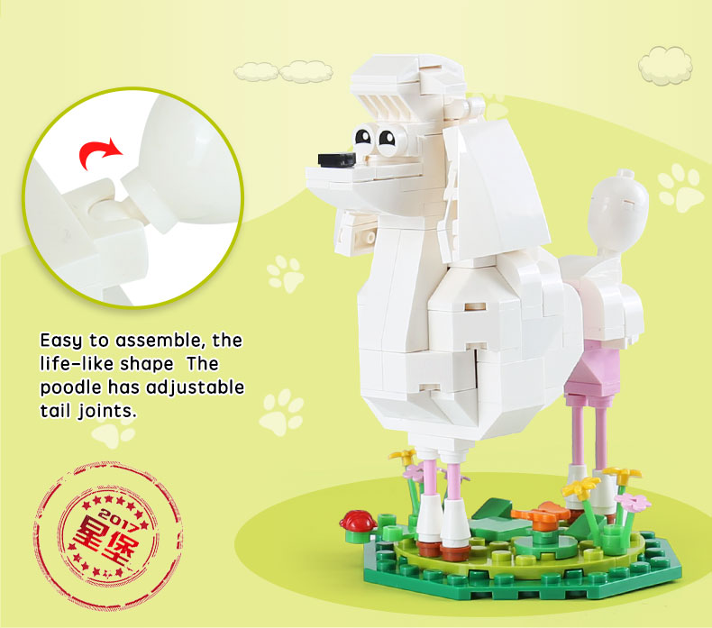 XINGBAO 18003 Cute Brick Puppy Building Bricks Set