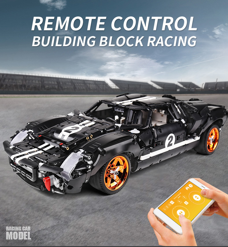 XINYU QC010 Ford GT40 Ensemble de jouets de briques de construction
