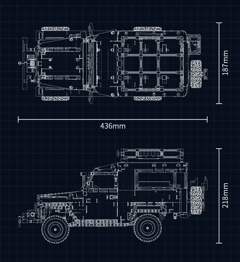 XINYU QC012 Toyota FJ40 véhicule tout-terrain briques de construction ensemble de jouets