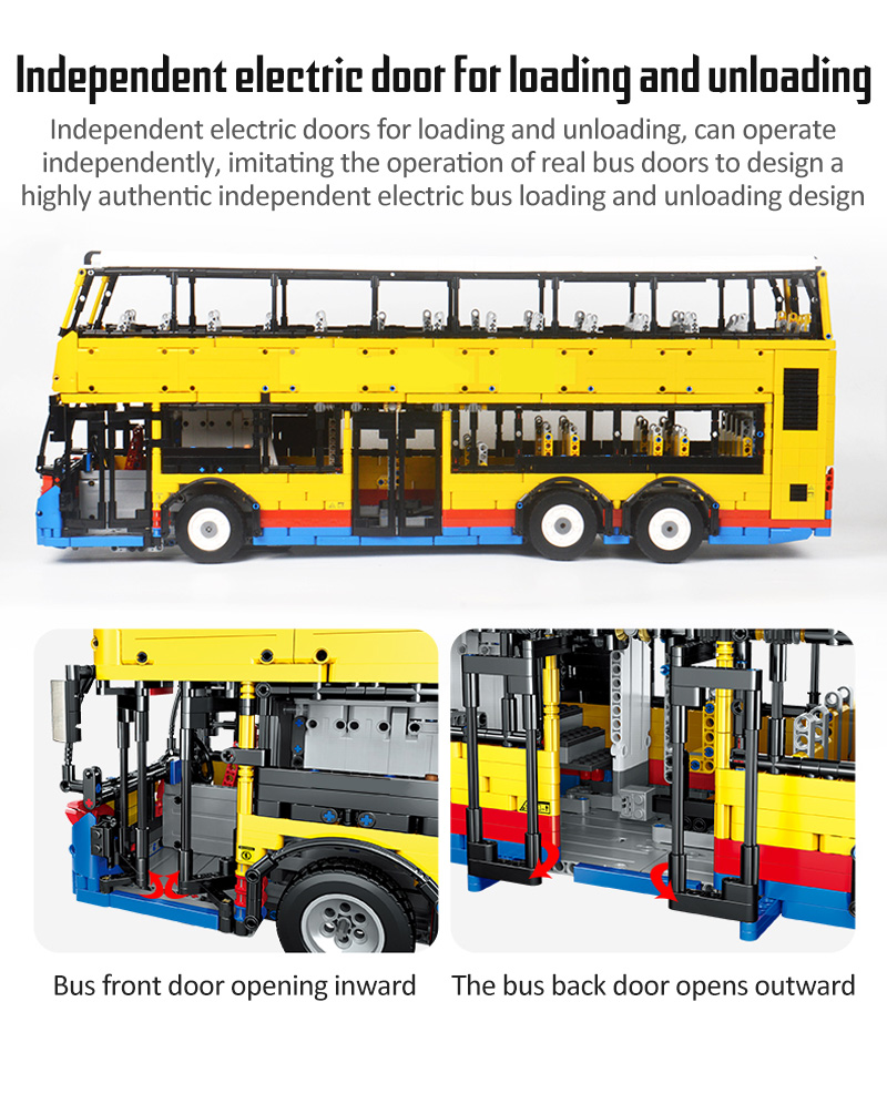 XINYU QC015 Double Decker Bus Building Bricks Toy Set