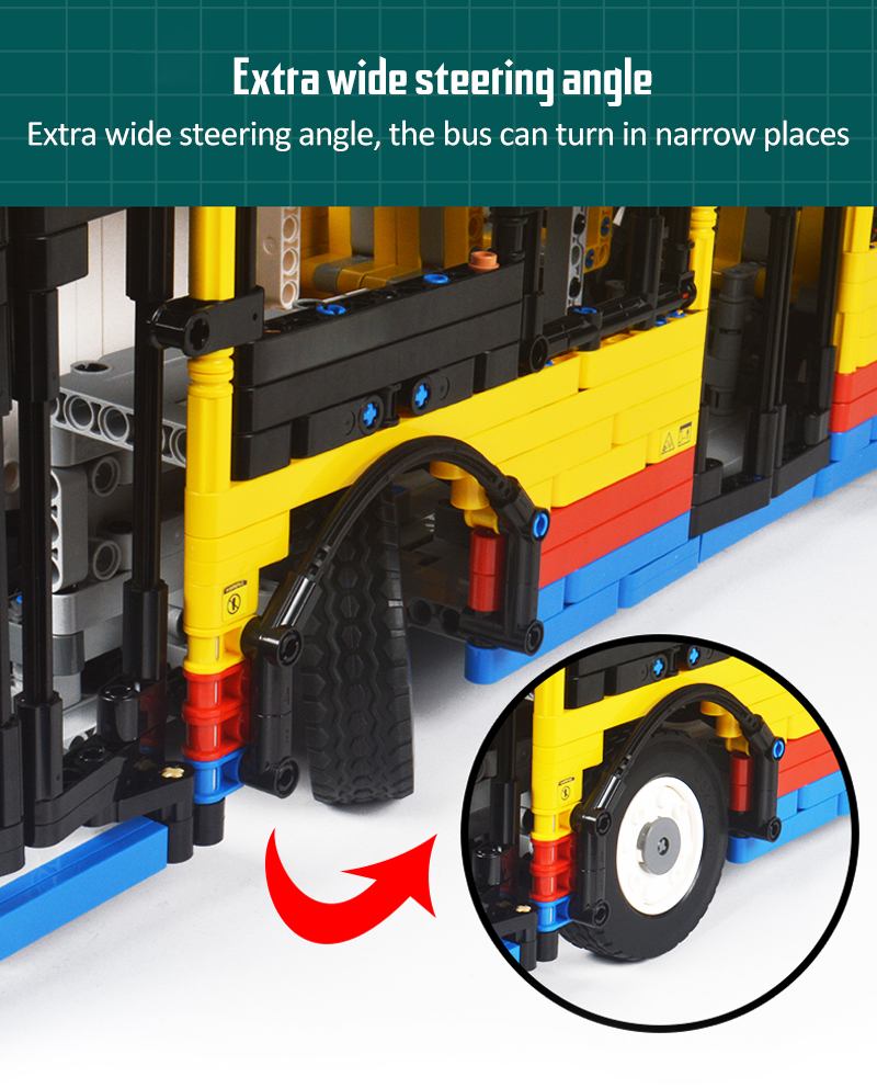 XINYU QC015 Double Decker Bus Building Bricks Toy Set