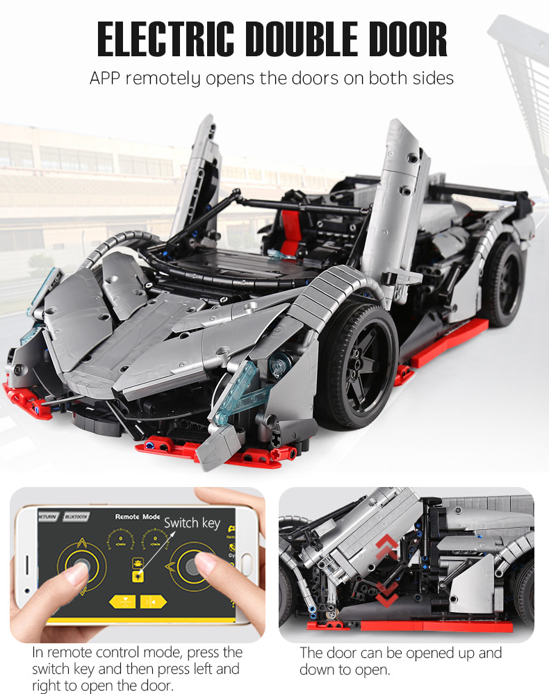 XINYU XQ1003 Lamborghini Poison Sports Car Building Bricks Toy Set