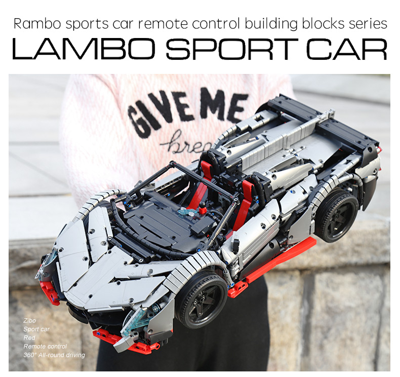 XINYU XQ1003 Lamborghini Poison Sports Car Building Bricks Toy Set