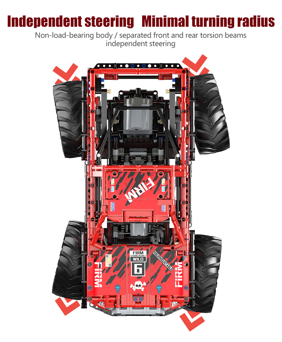 XINYU XQ1212 Toyota Monster Truck Building Bricks Toy Set