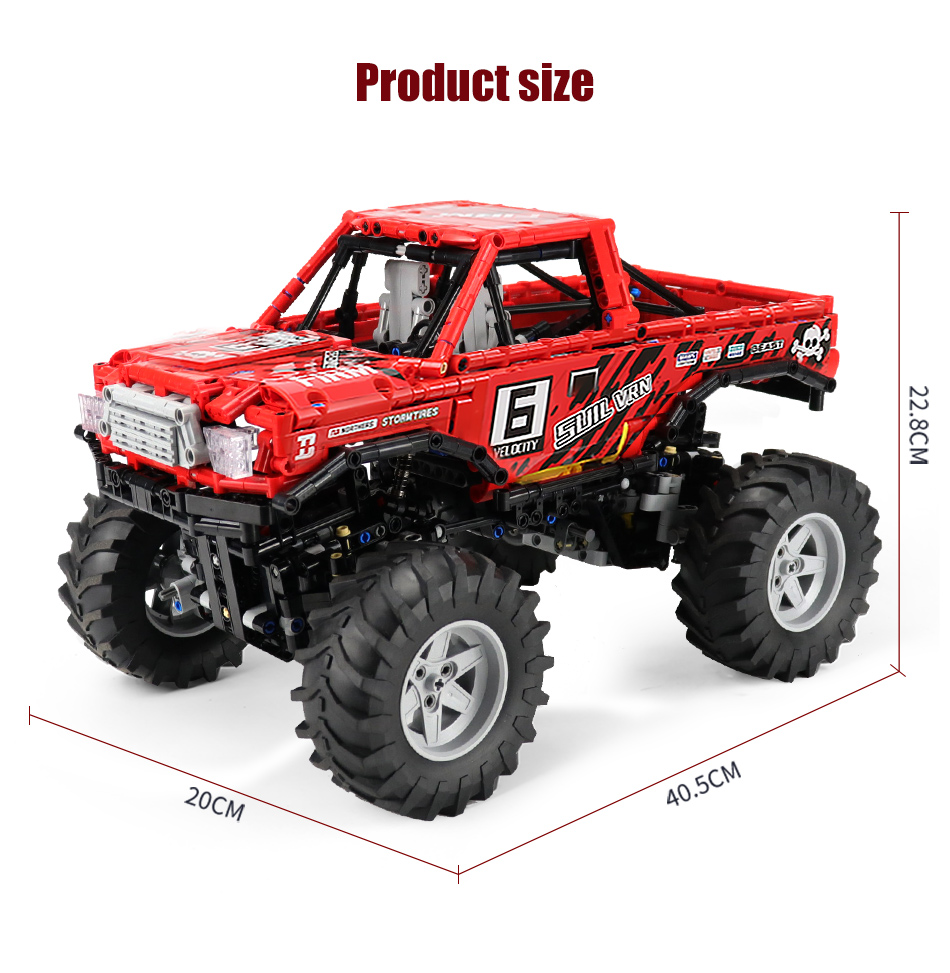 XINYU XQ1212 Toyota Monster Truck Building Bricks Toy Set