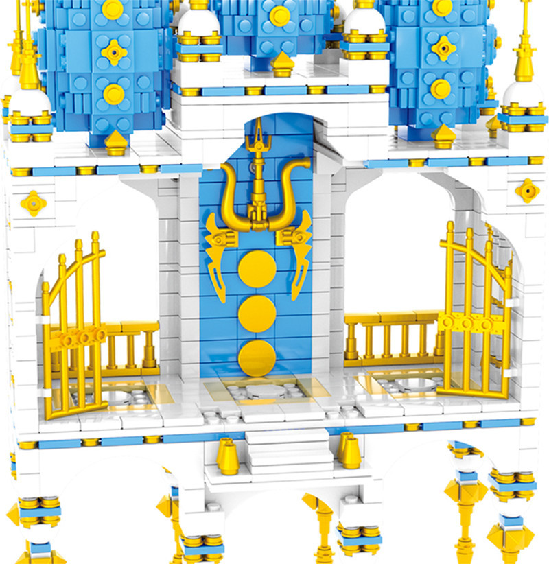 ZHEGAO QL0959 SkyCastle Bausteine Spielzeugset 3206 Teile