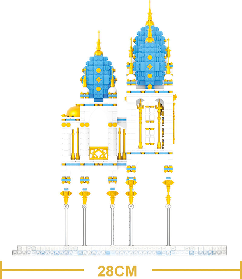 ZHEGAO QL0959 SkyCastle Building Blocks Toy Set 3206 Pieces